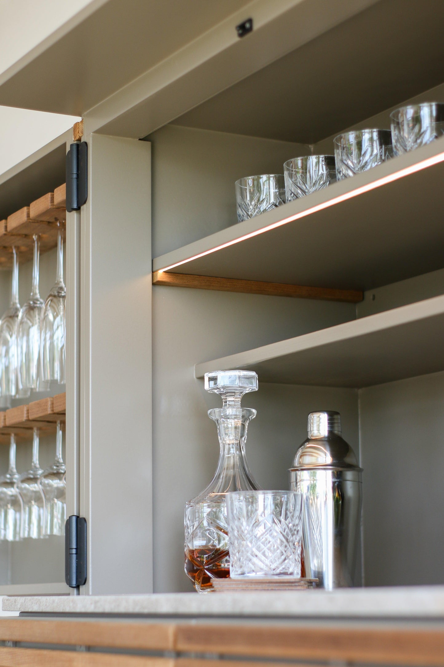 Cubic Bar In A Cupboard - Garden House Design