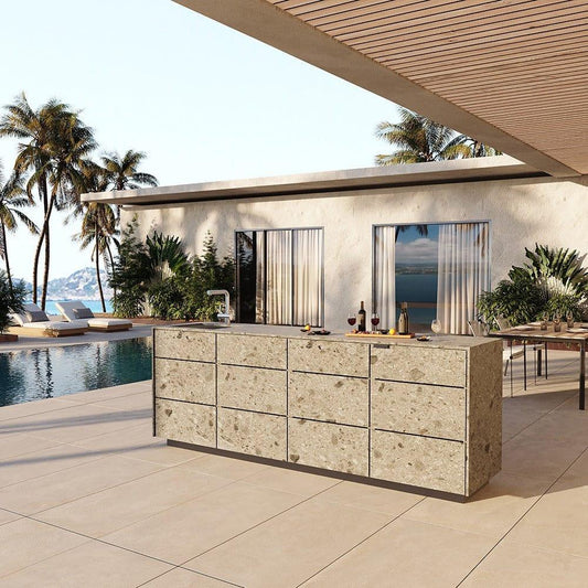 Cubic Outdoor Living Kitchen - C3 Style - Garden House Design