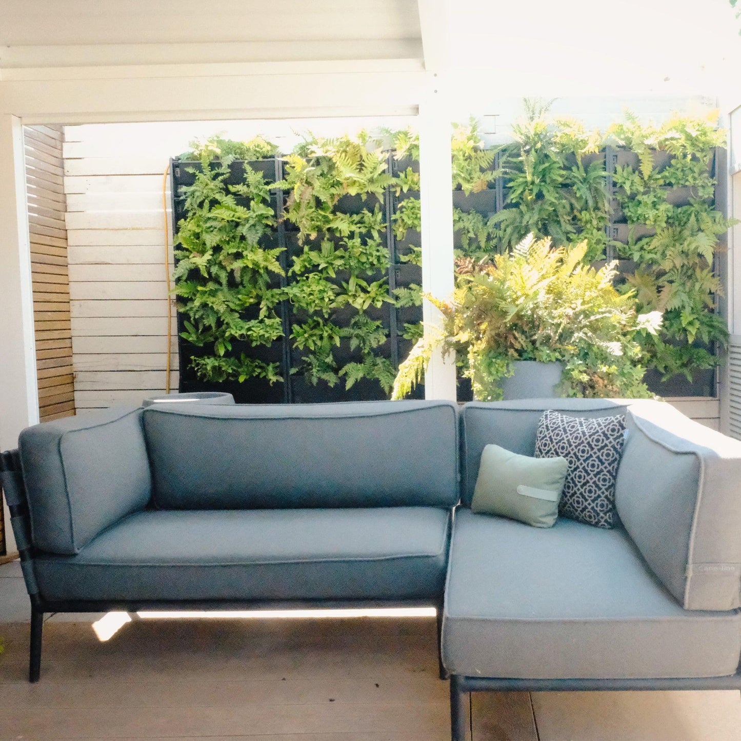 Ex Display Cane-Line Conic L Shaped Outdoor Sofa Set - Garden House Design
