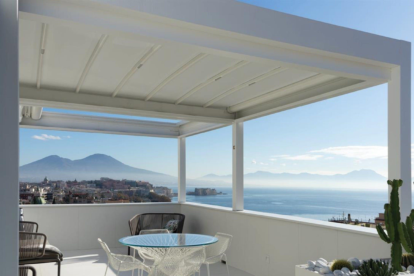 Maestro Retractable Canopy - Corradi by Garden House Design