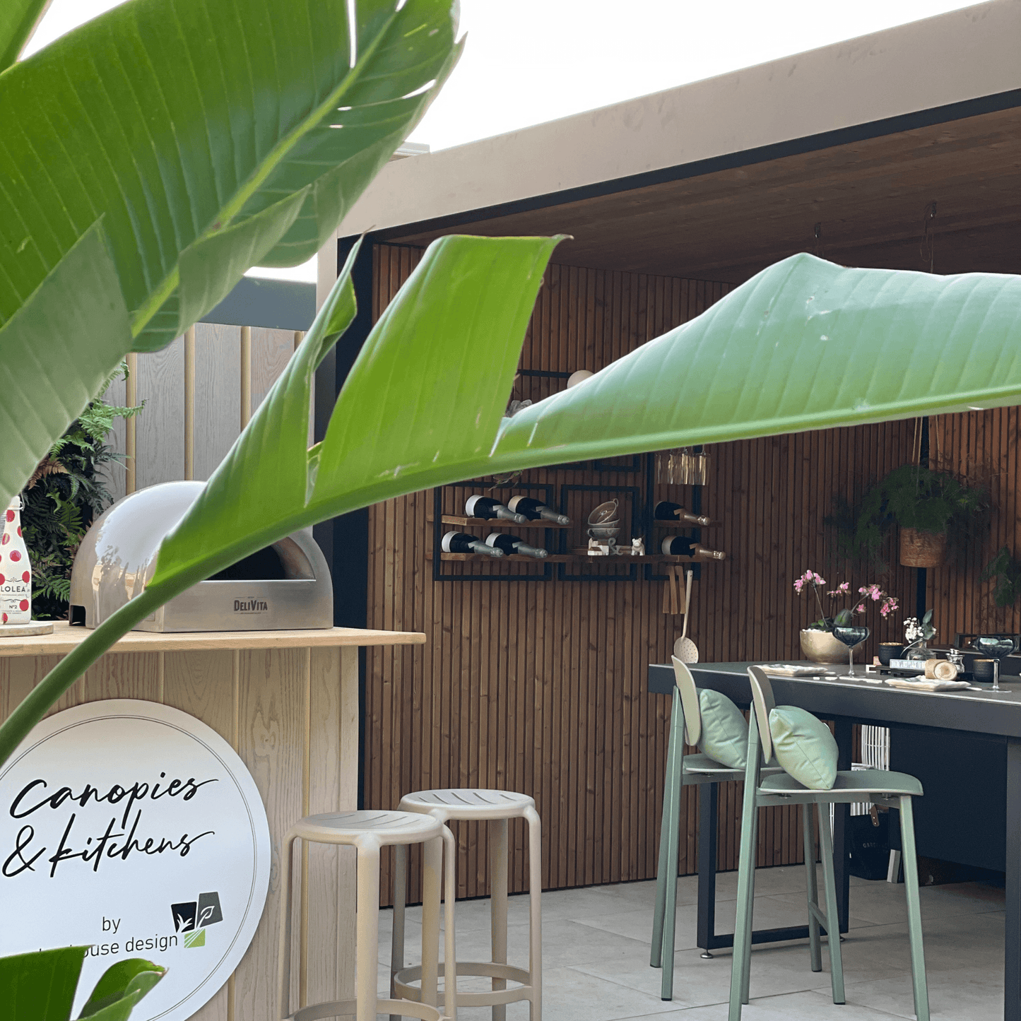 Maluwi Canopy & Agher Kitchen Combo - Garden House Design