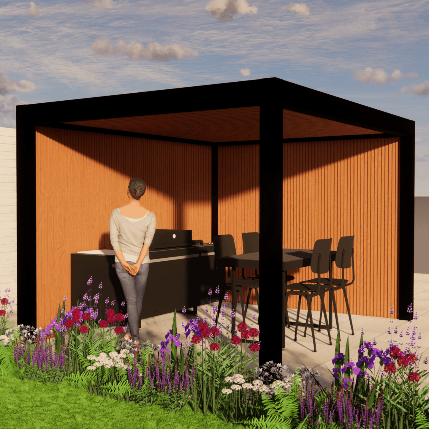 Maluwi Canopy & Agher Kitchen Combo - Garden House Design