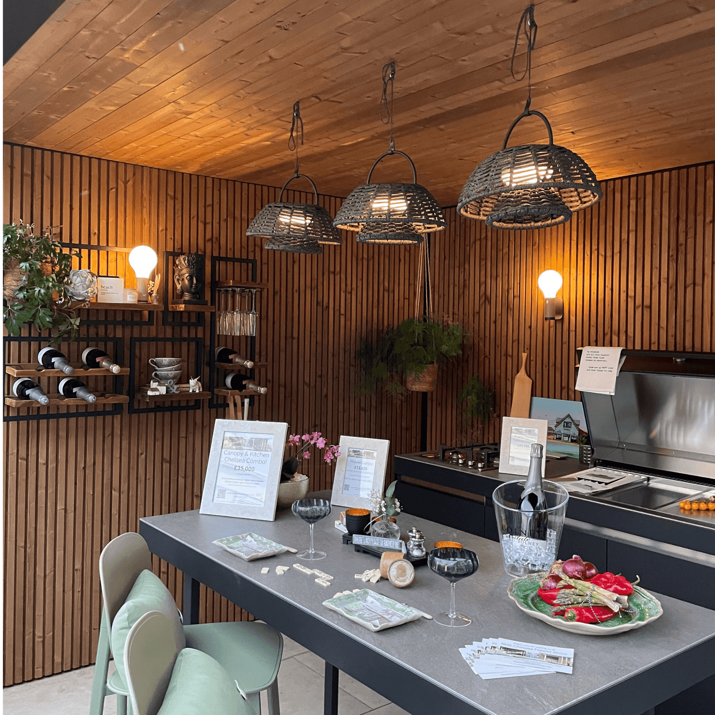 Maluwi Canopy & Agher Kitchen Combo - Garden House Design