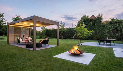 Algarve Canvas Fixed Roof Canopy - Garden House Design