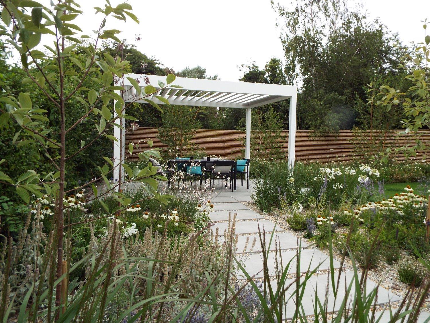 Algarve Louvered Canopy - Garden House Design