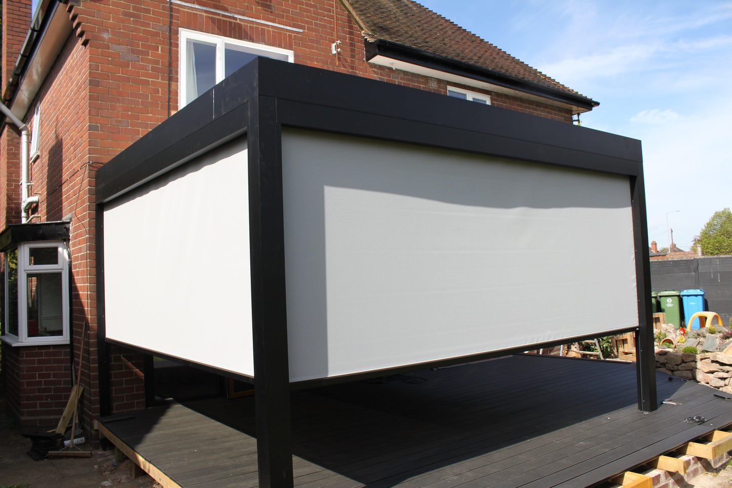 Renson Algarve Standard Size Canopy with 2 Blinds & 2 Lights - Garden House Design