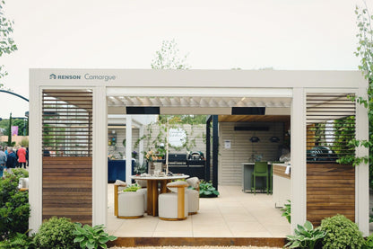 Camargue Louvered Canopy - Garden House Design