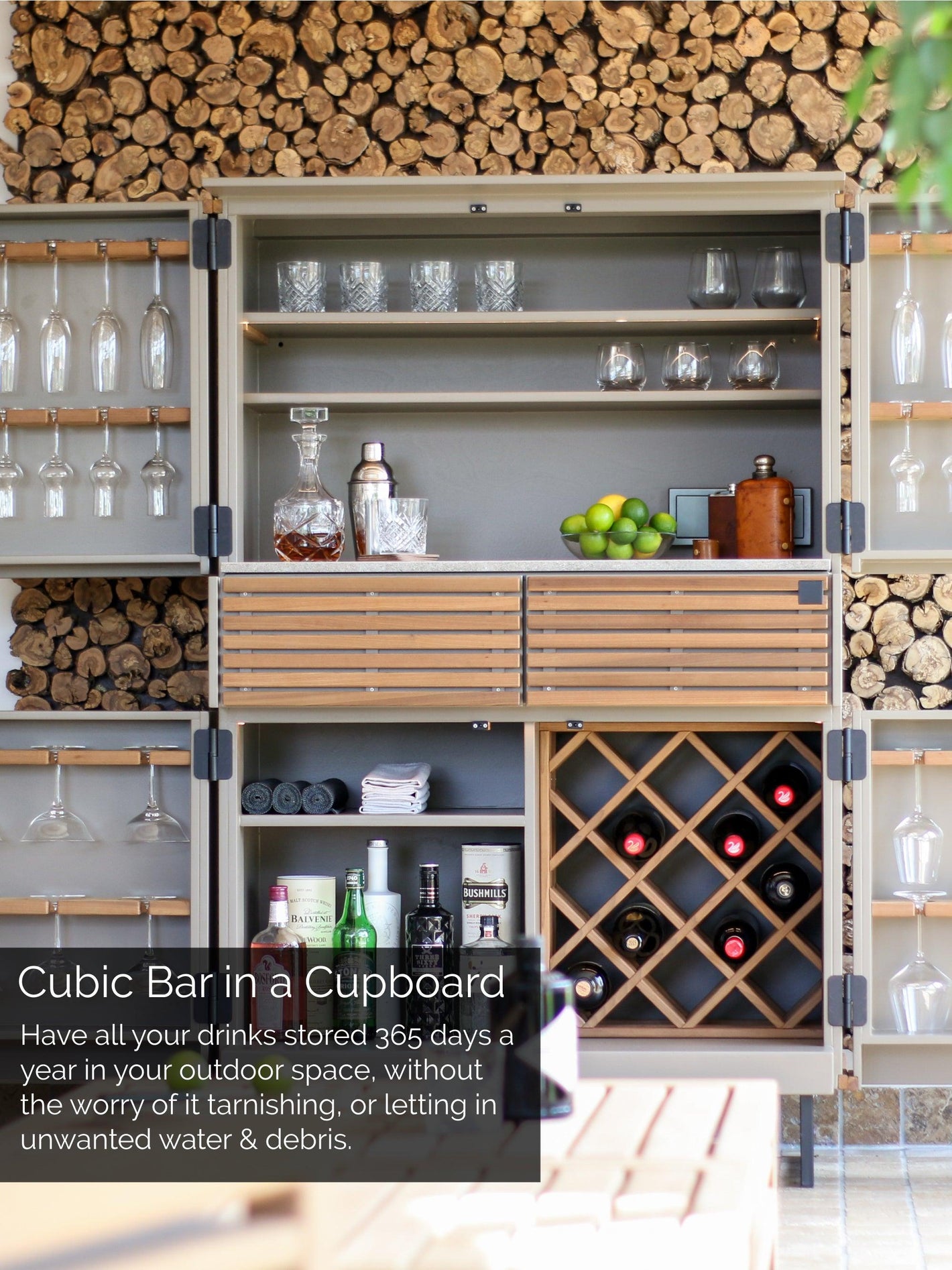 Cubic_Bar_in_a_Cupboard_by_Garden_House_Design - Garden House Design