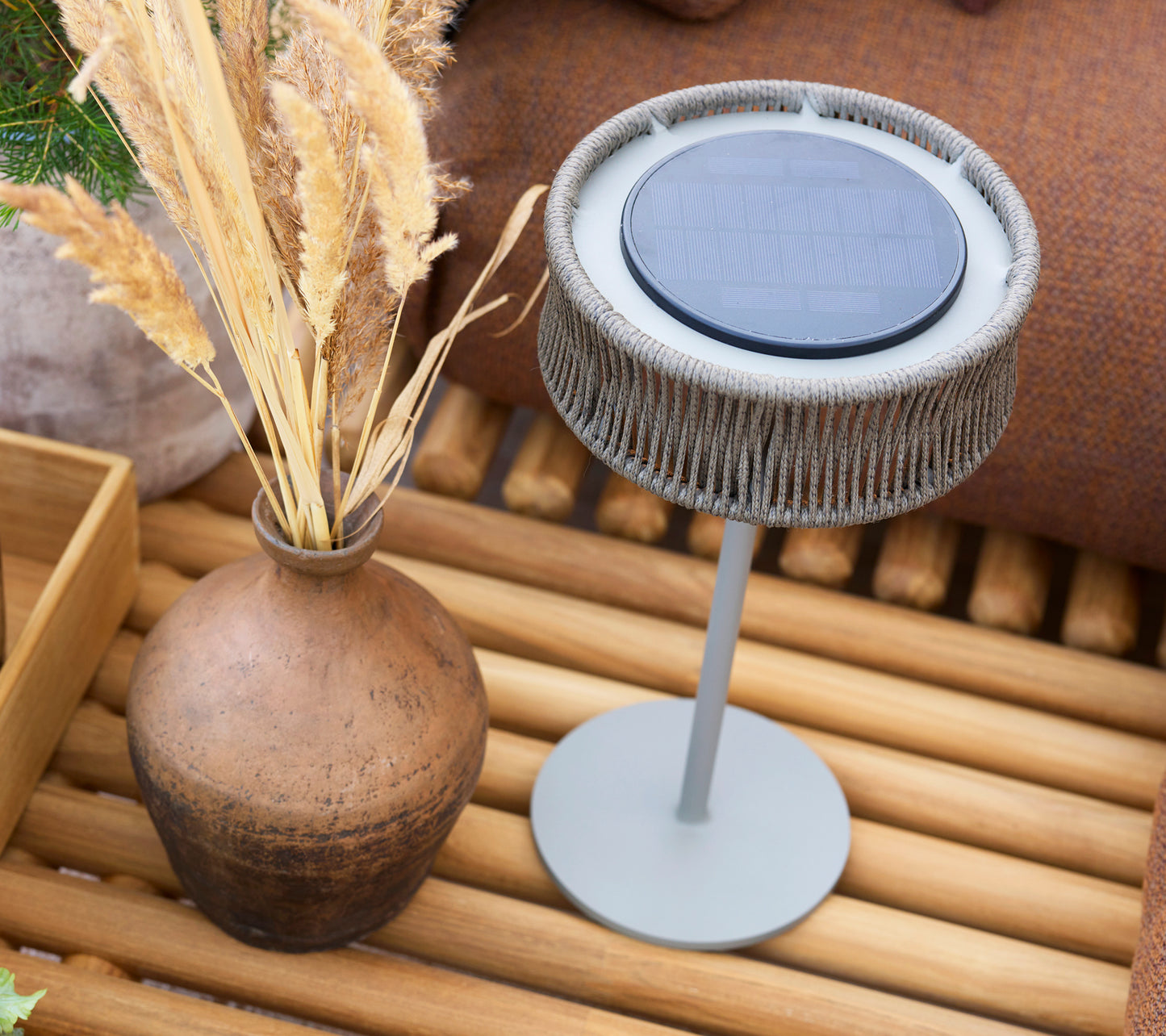 Illusion Table Lamp with Solar LED Insert