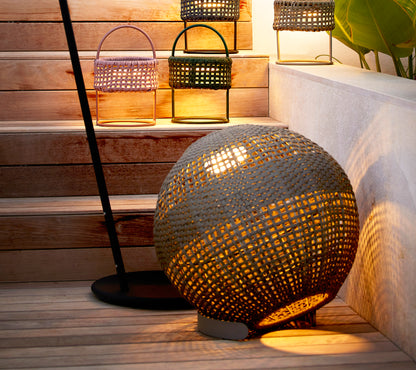 Illusion Lamp, Round with Solar LED Insert