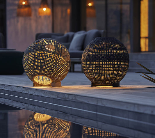 Illusion Lamp, Round with Solar LED Insert