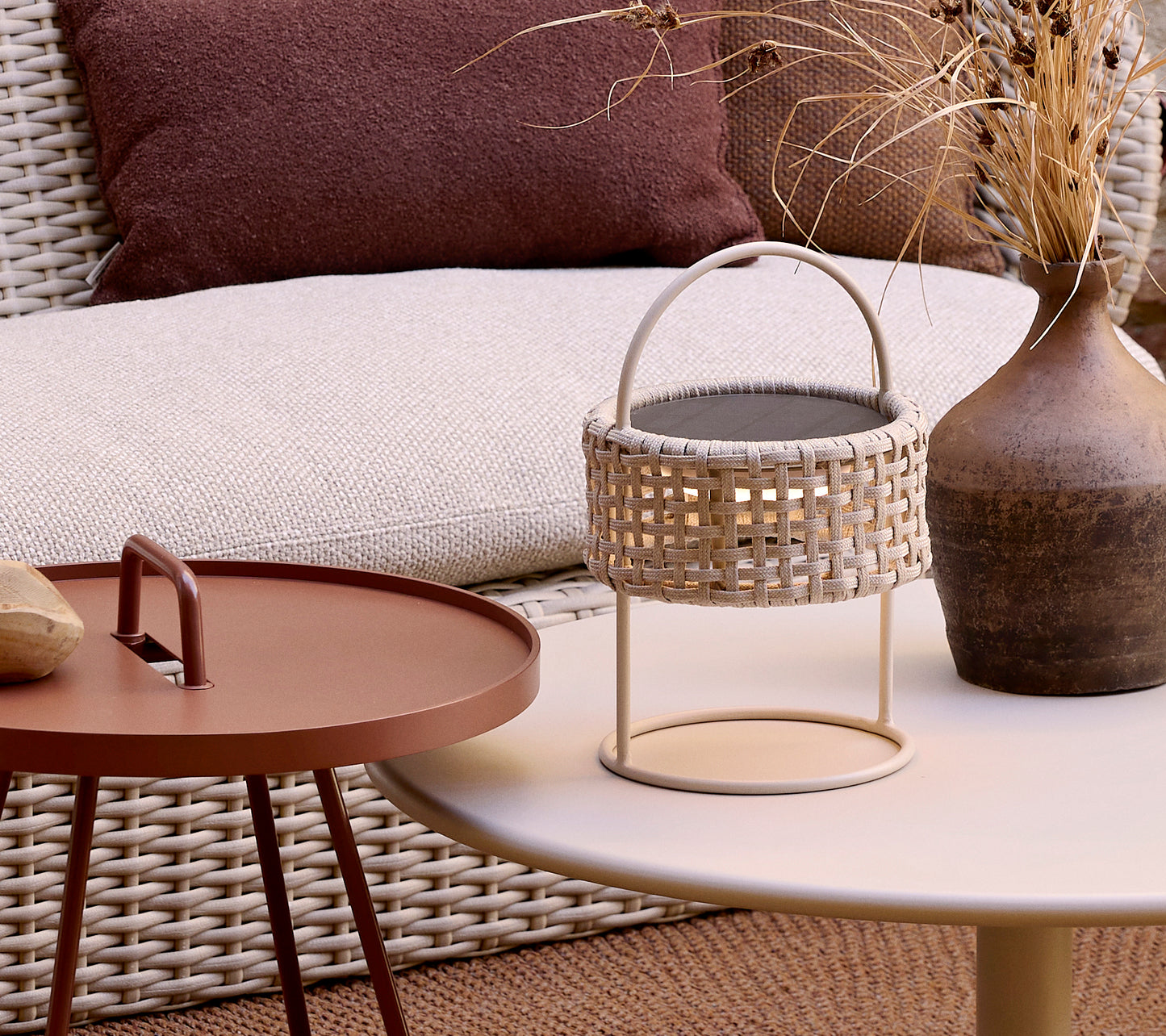 Illusion Lamp with Solar LED Insert