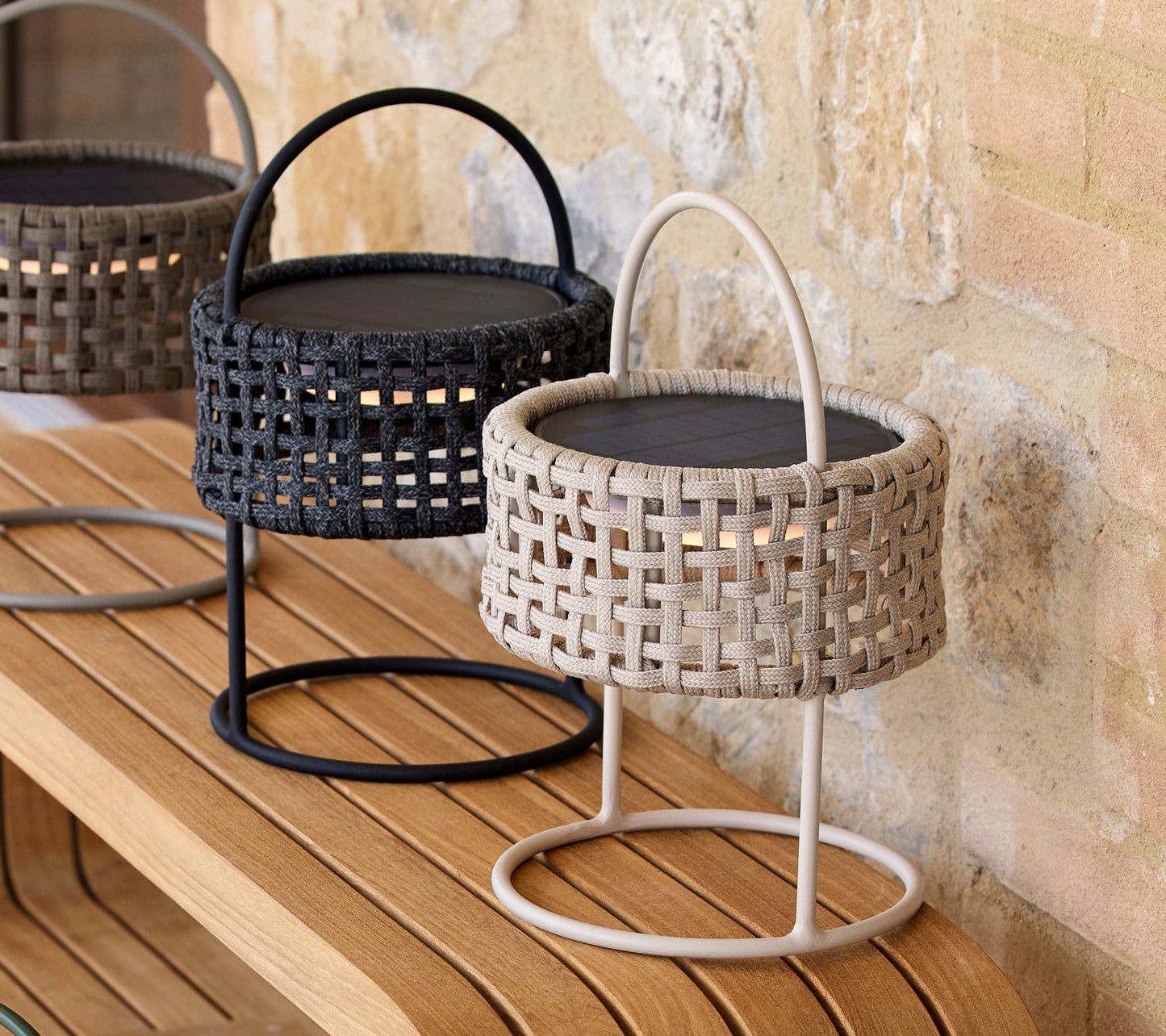 Illusion Lamp with Solar LED Insert