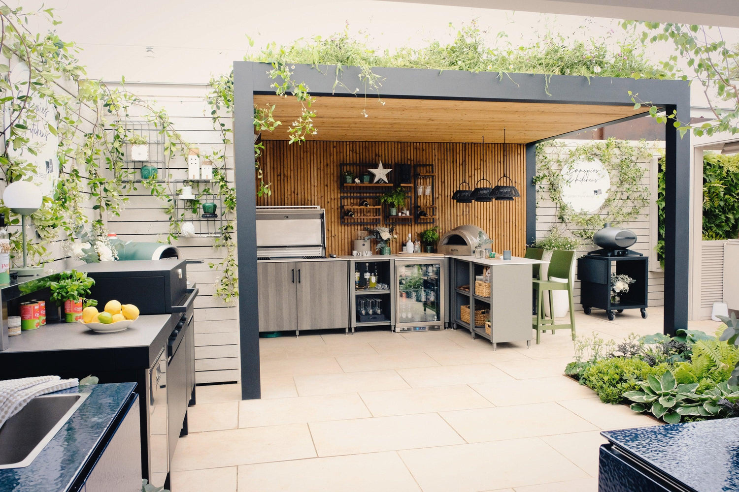 Maluwi_canopy_and_Fumaca_outdoor_kitchen_by_Garden_House_Design_at_the_RHS_Chelsea_Flower_Show_2023_4 - Garden House Design