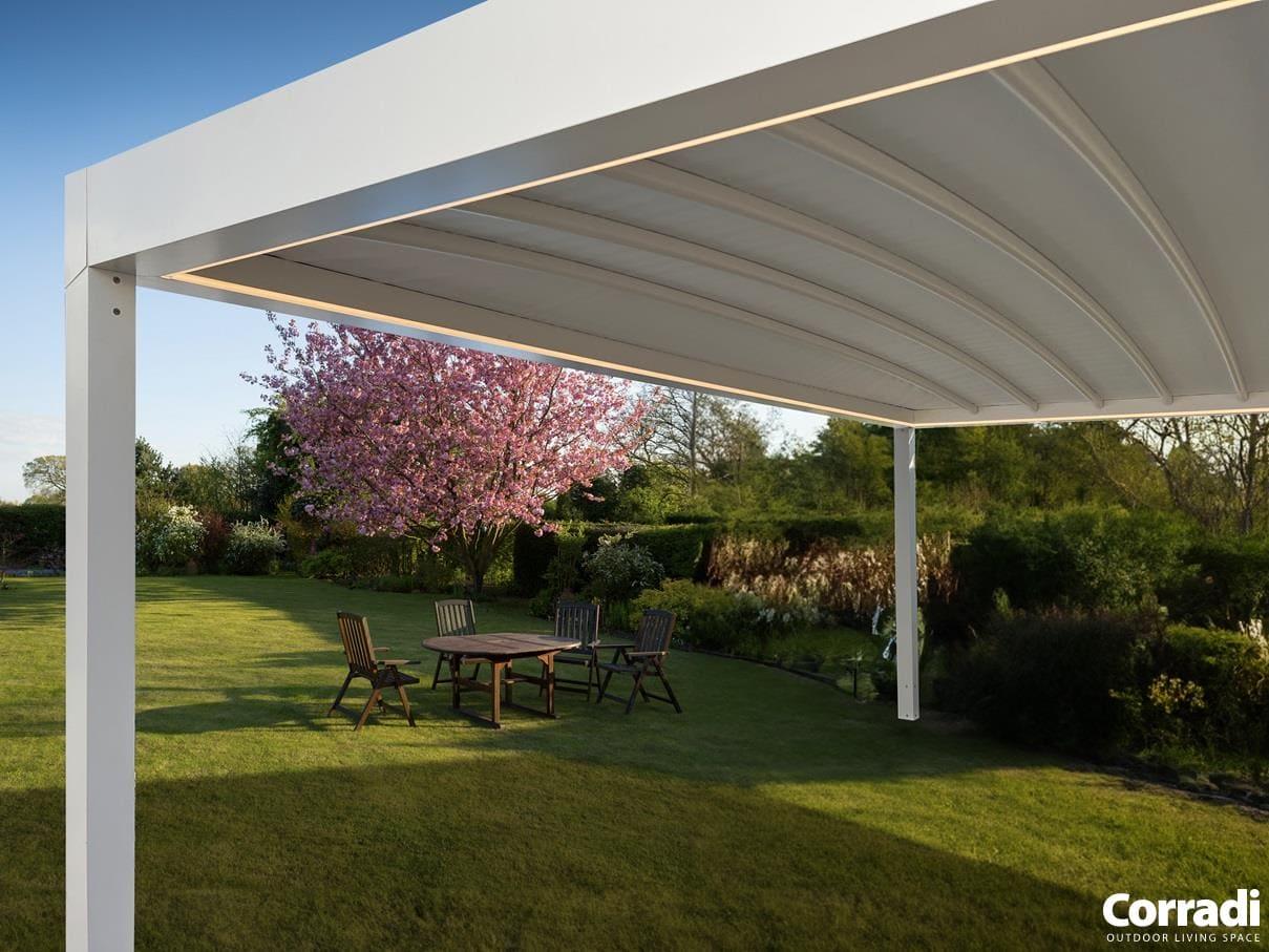 Alba Butterfly Retractable Canopy - Garden House Design