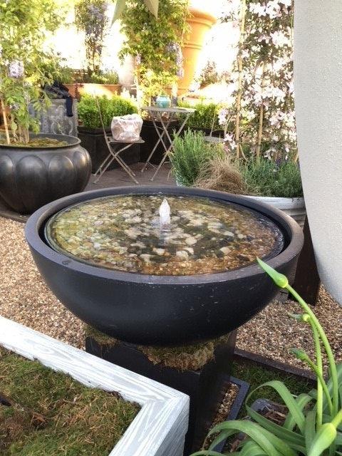 Bowl Fibreglass Water Fountain - Garden House Design
