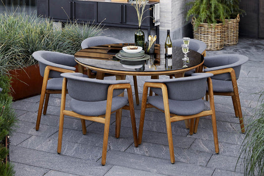 Cane-Line Aspect Round Dining Table - Garden House Design