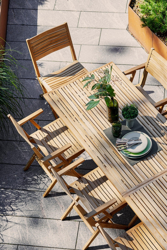 Cane-Line Flip Folding Dining Tables - Garden House Design