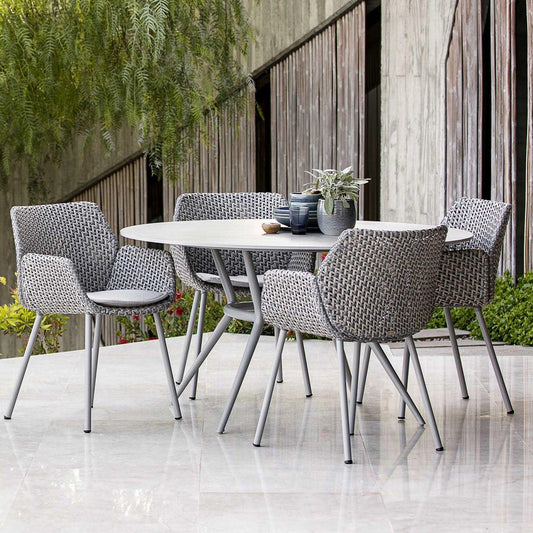 Cane-Line Joy & Vibe Round Dining Set - Garden House Design