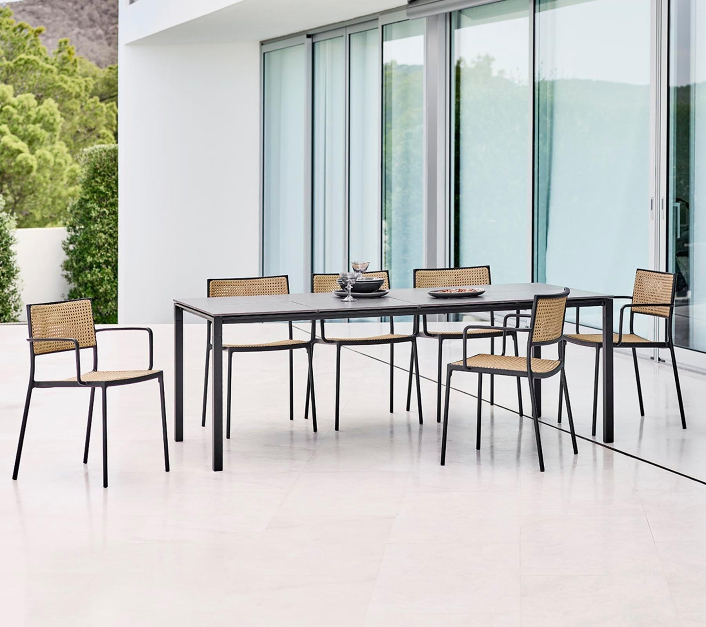 Cane-Line Less & Pure Dining set - Garden House Design