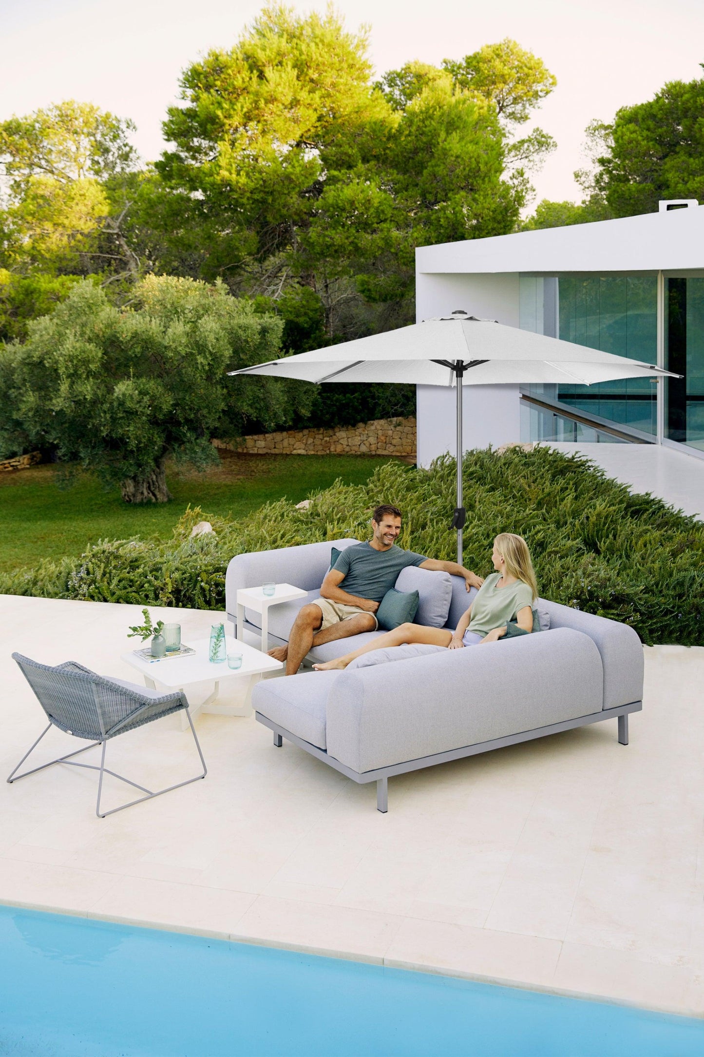 Cane-Line Space 3 Sofa Lounge Set - Garden House Design