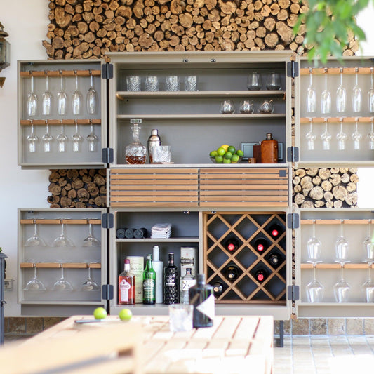 Cubic Bar In A Cupboard - Garden House Design