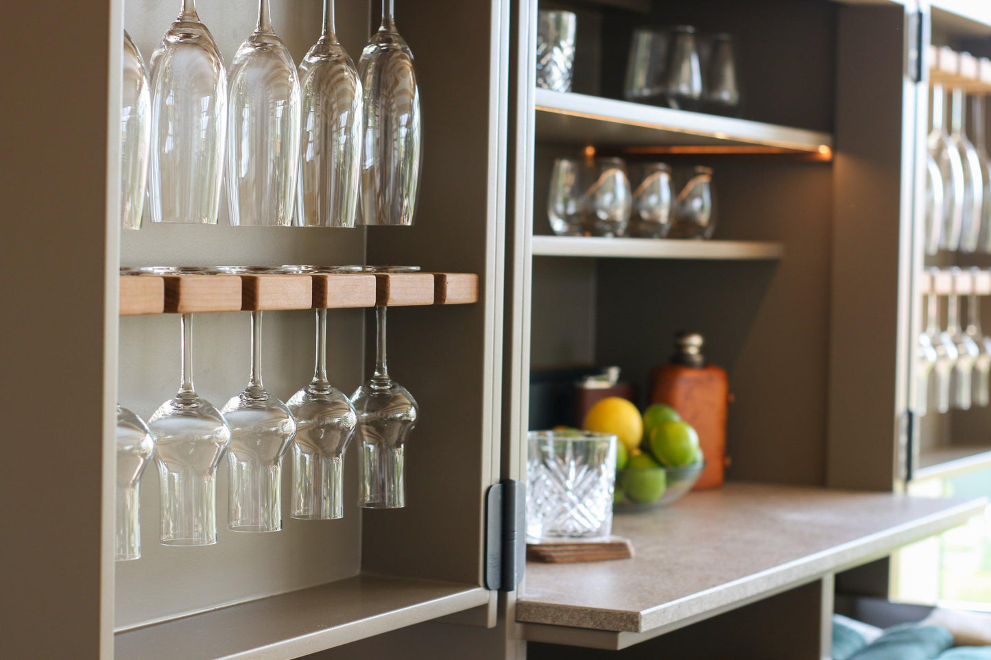 Cubic Bar In A Cupboard - Garden House Design