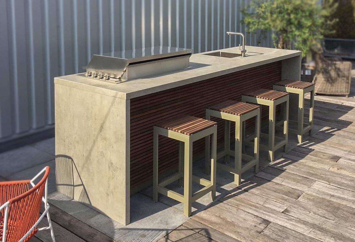 Cubic Outdoor Living Kitchen - C1 Style - Garden House Design