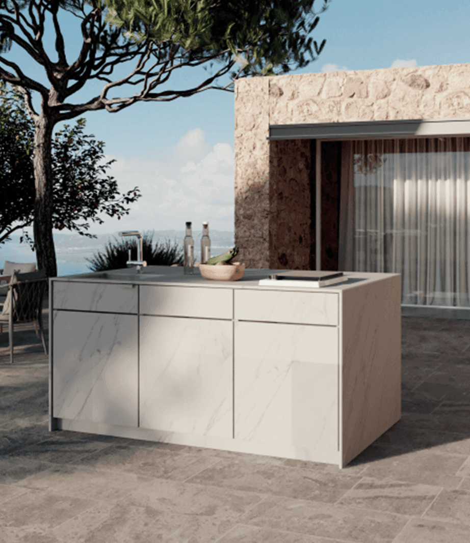 Cubic Outdoor Living Kitchen - C3 Style - Garden House Design