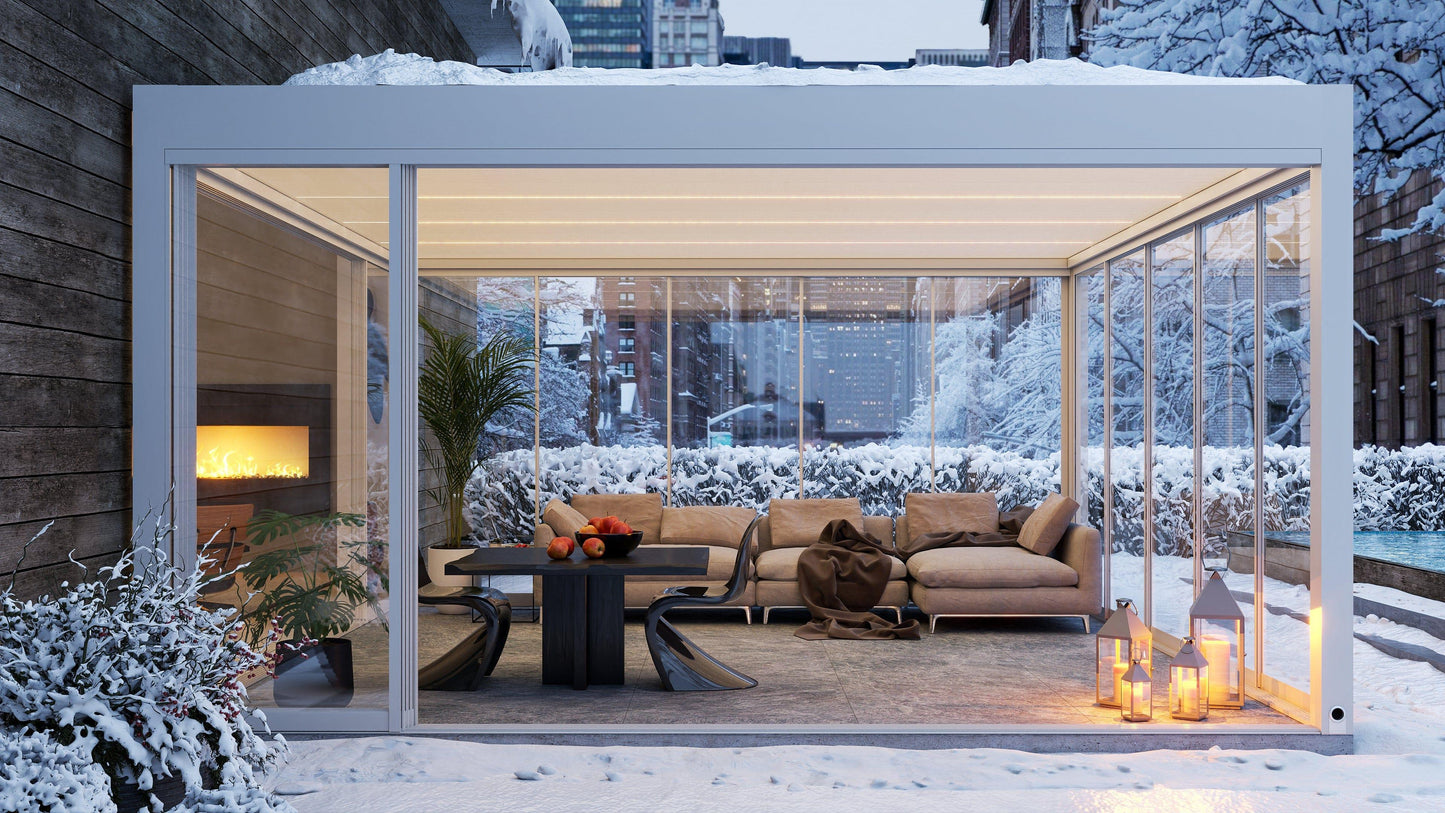 Eclettica Fixed Roof Pergola - Garden House Design