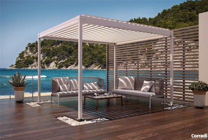 Eteria Bioclimatic Manual Canopy - Garden House Design