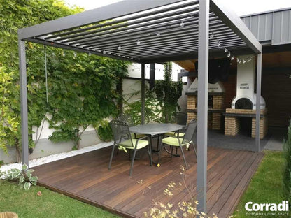 Eteria Bioclimatic Manual Canopy - Garden House Design