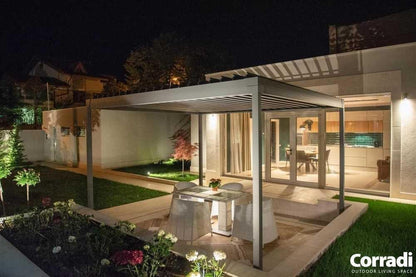 Eteria Bioclimatic Manual Canopy - Garden House Design