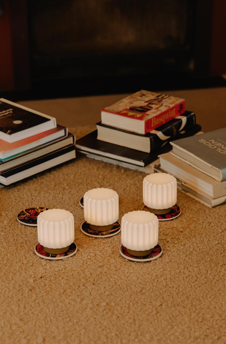 Dentelles 3x Mini LED Lamps