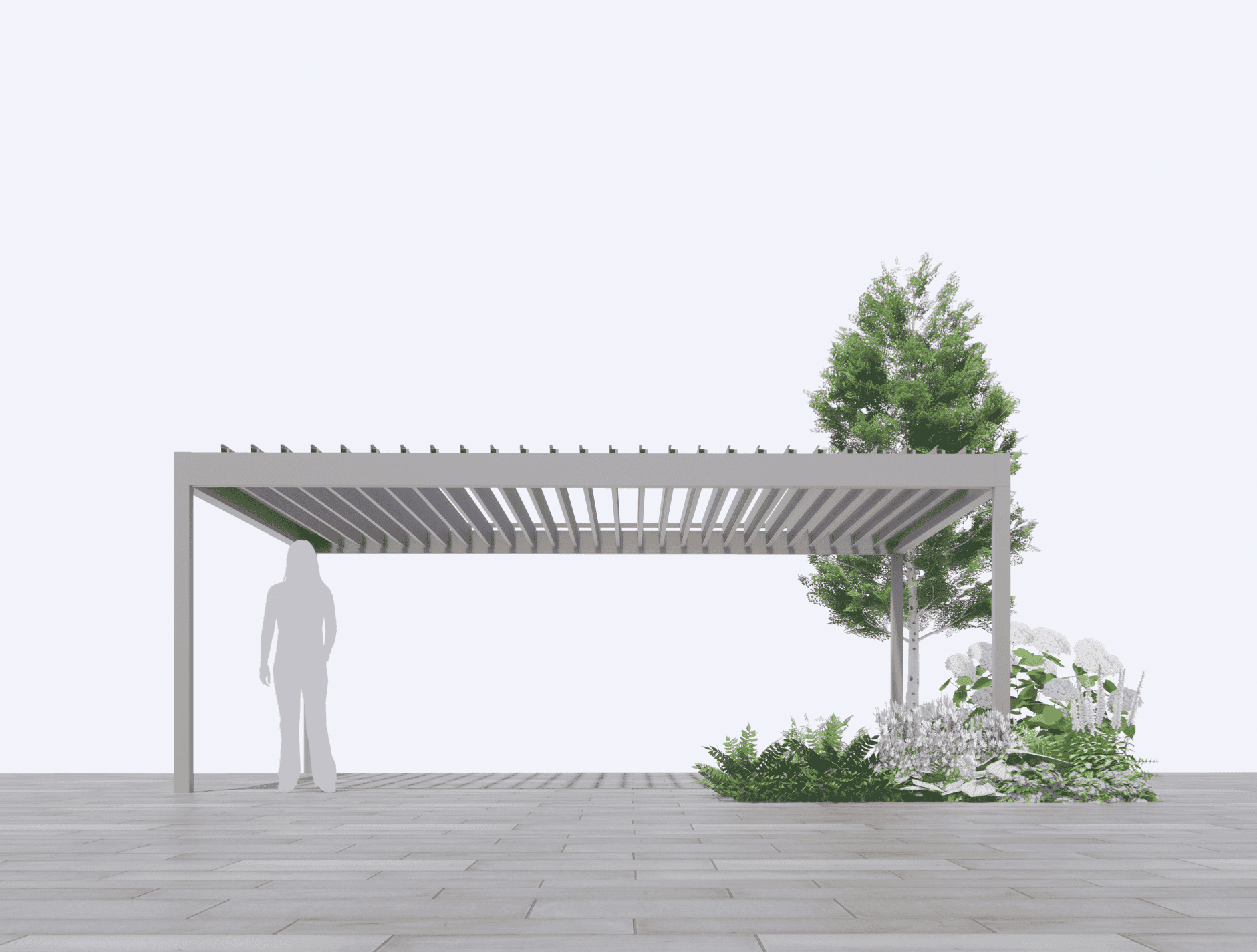 Renson Algarve Standard Size Canopy - Garden House Design
