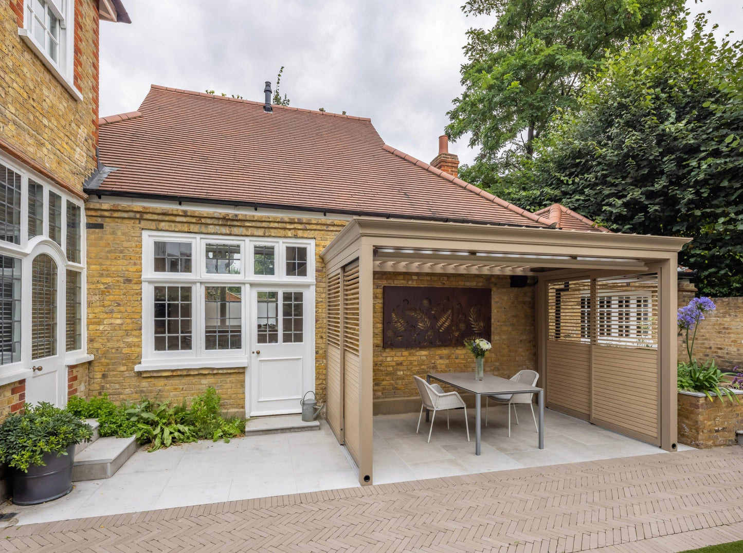 Algarve Classic Louvered Canopy - Garden House Design