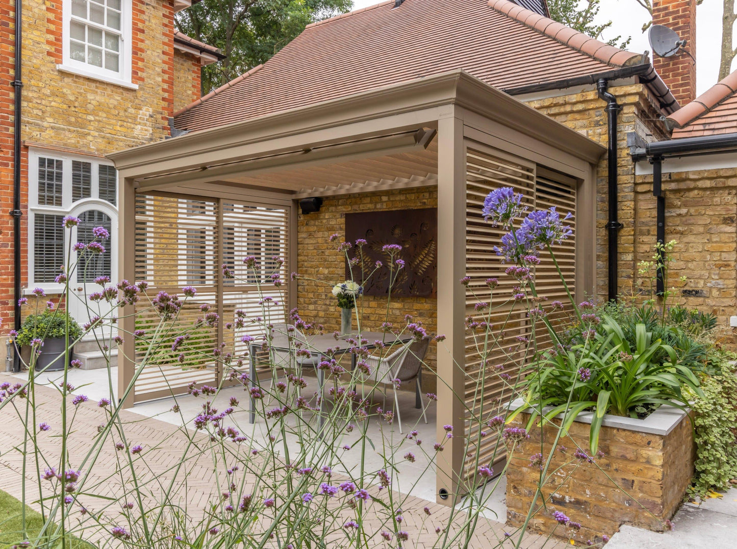 Algarve Classic Louvered Canopy - Garden House Design