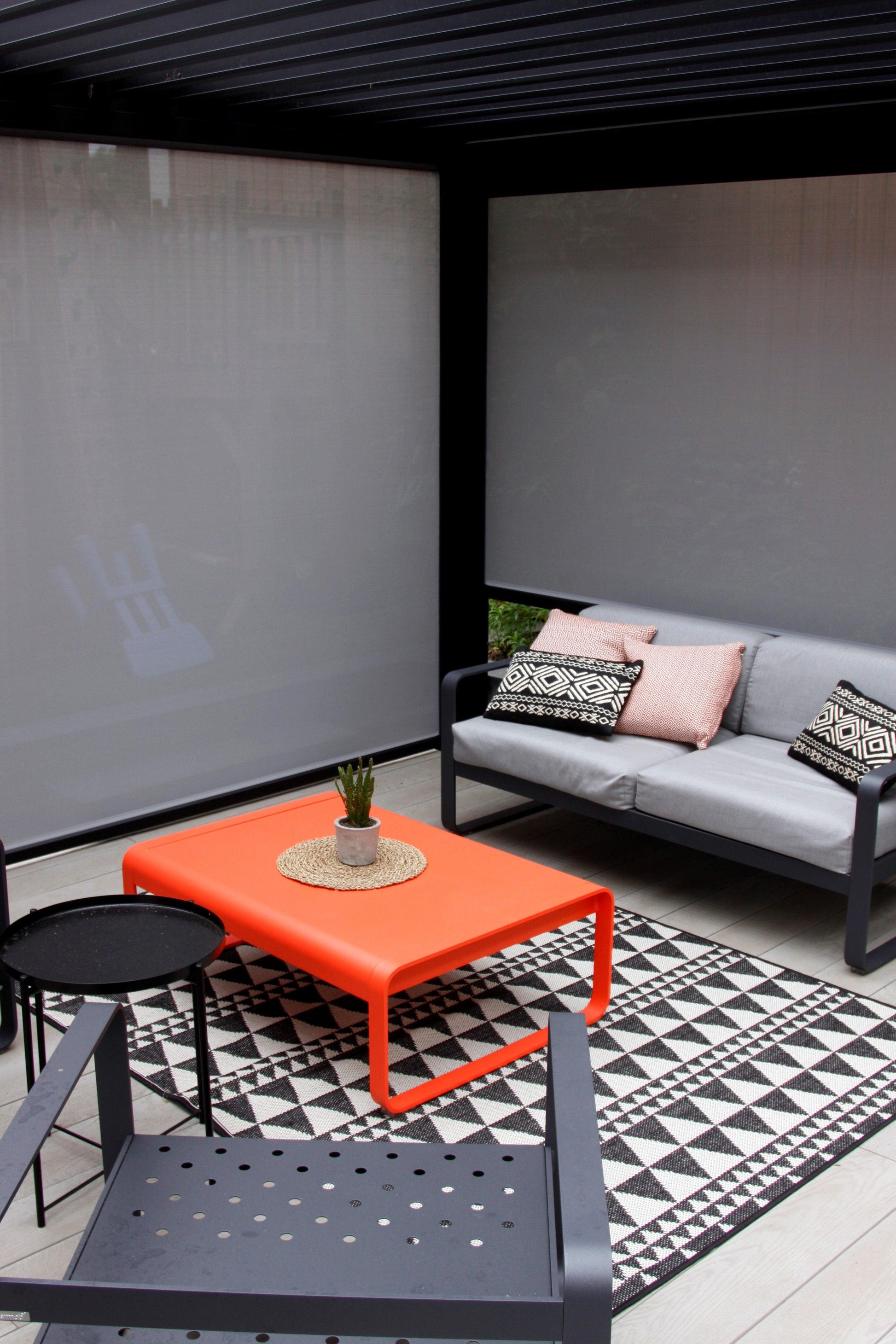 Renson Algarve Standard Size Canopy with 2 Blinds & 2 Lights - Garden House Design