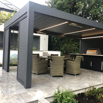 Camargue Louvered Canopy - Garden House Design