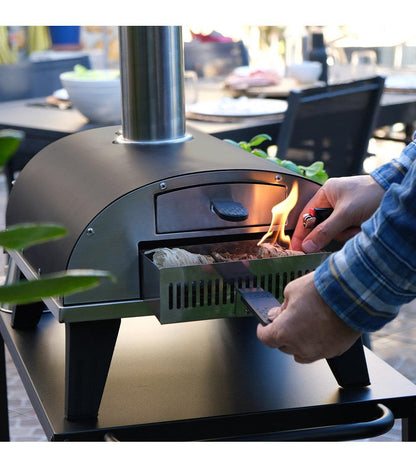 Ziipa Piana Pellet Pizza Oven in Charcoal - Garden House Design